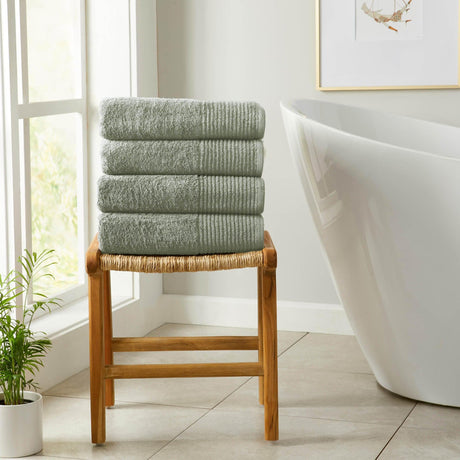 The-Kasper-Collection-Cotton-Bath-Towels-–-Set-of-4-Bath-Towels