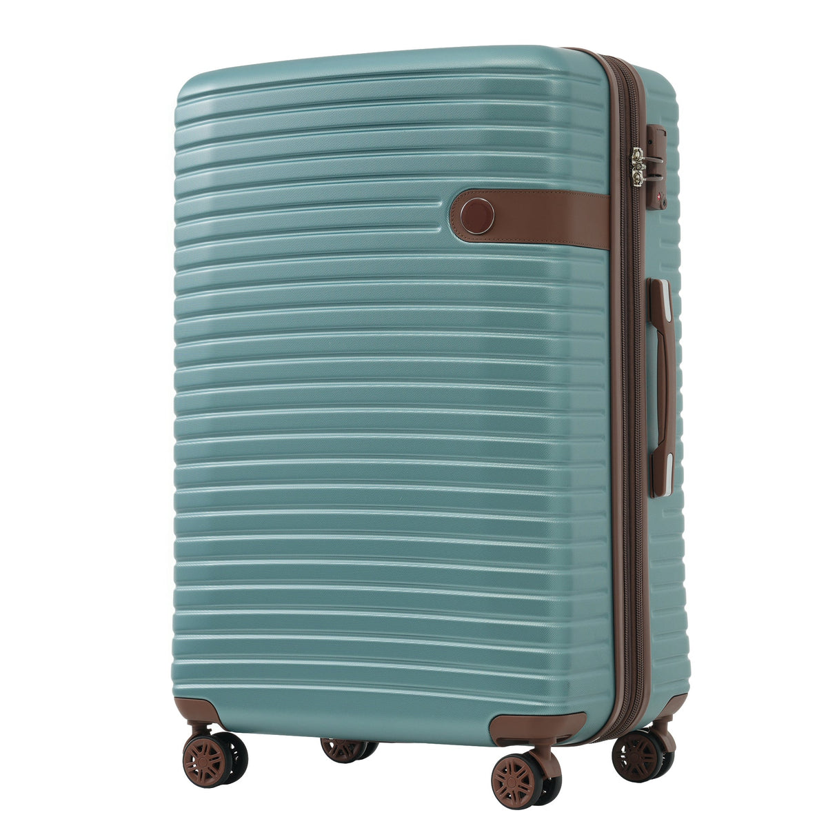 Expandable 4-Piece Spinner Luggage Set With TSA Lock and Nested Storage