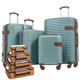 Expandable 4-Piece Spinner Luggage Set With TSA Lock and Nested Storage