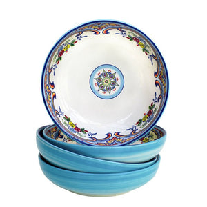 4 Piece Stoneware Pasta Bowl Set - Tuesday Morning - Bowls