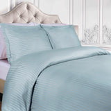 400 Thread Count Lightweight Stripe Egyptian Cotton Duvet Cover Set - Egyptian Cotton Duvet Cover Set by Superior