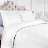 400 Thread Count Lightweight Stripe Egyptian Cotton Duvet Cover Set - Egyptian Cotton Duvet Cover Set by Superior
