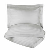 400 Thread Count Lightweight Stripe Egyptian Cotton Duvet Cover Set - Egyptian Cotton Duvet Cover Set by Superior
