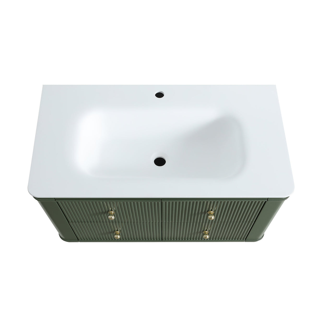 36" Wall Mounted & Floating Single Vanity