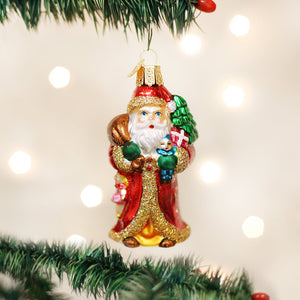 Father Christmas Figurine with Gifts