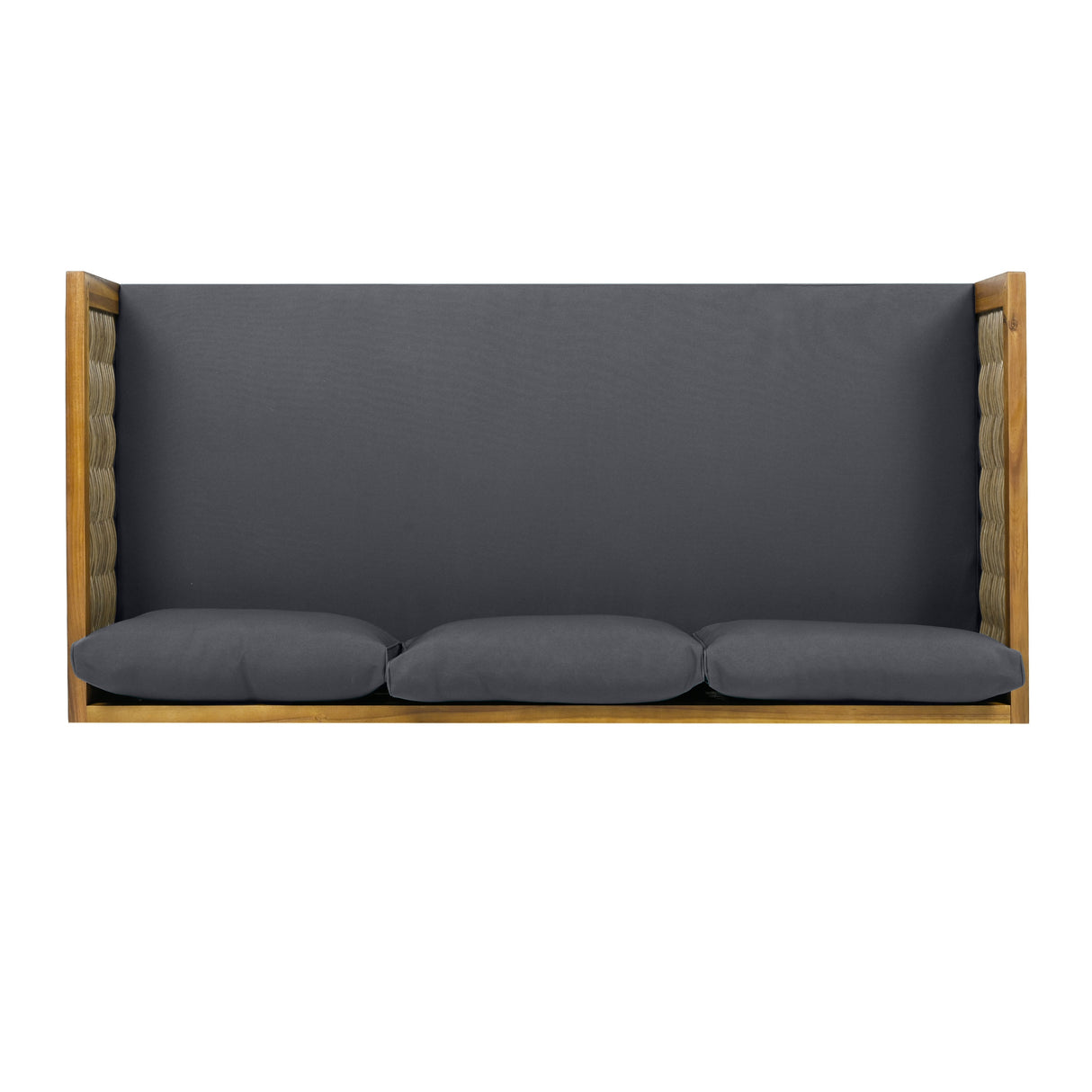 Claremont 3 Seater Daybed With Rattan Arms