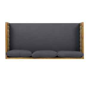 Claremont 3 Seater Daybed With Rattan Arms