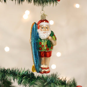 Surfer-Santa-Ornament-Christmas-Ornaments