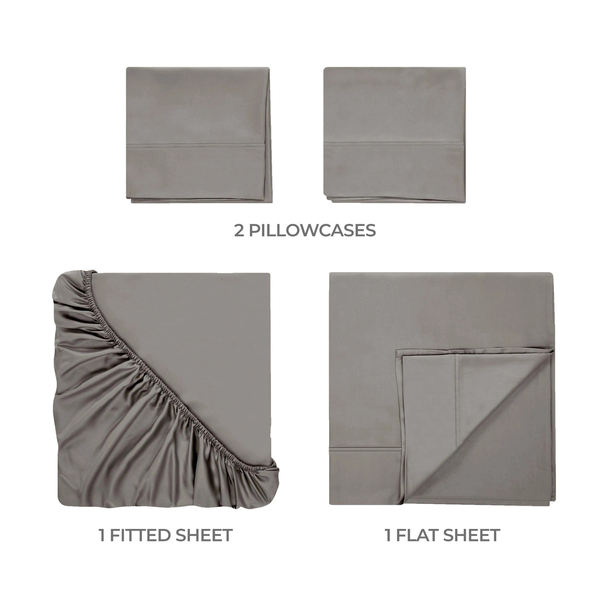 Egyptian Cotton 400 Thread Count Solid Deep Pocket Bed Sheet Set - Egyptian Cotton Sheet Set by Superior Brand
