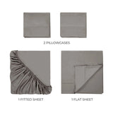 Egyptian Cotton 400 Thread Count Solid Deep Pocket Bed Sheet Set - Egyptian Cotton Sheet Set by Superior Brand