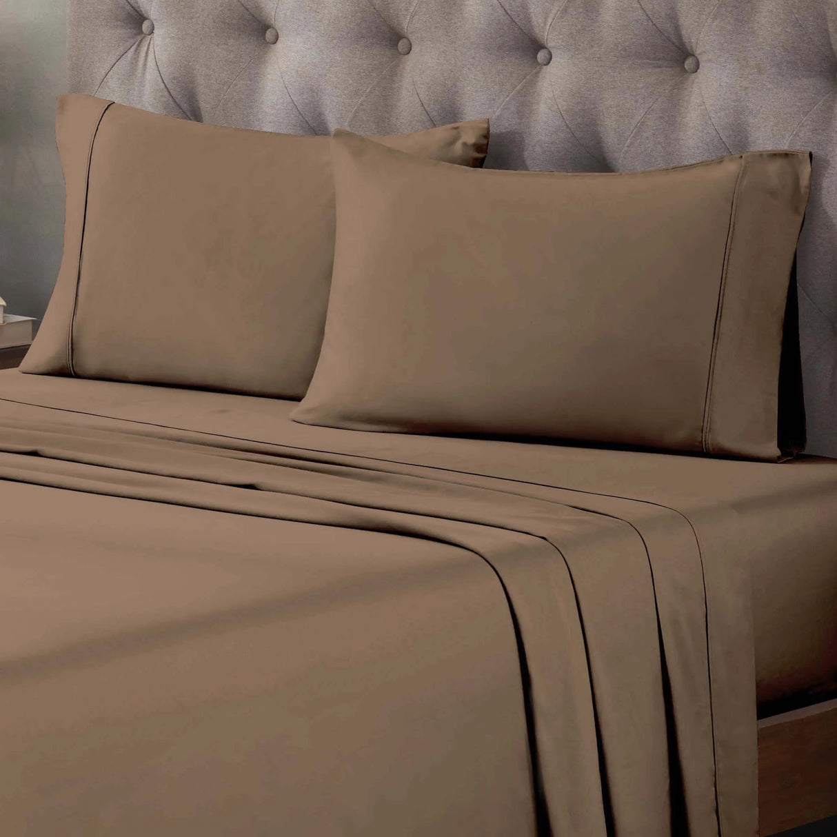 Egyptian Cotton 400 Thread Count Solid Deep Pocket Bed Sheet Set - Egyptian Cotton Sheet Set by Superior Brand