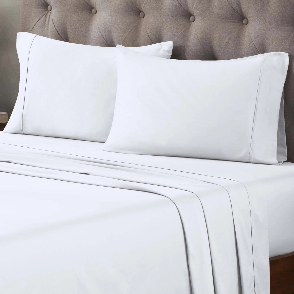 Egyptian Cotton 400 Thread Count Solid Deep Pocket Bed Sheet Set - Egyptian Cotton Sheet Set by Superior Brand
