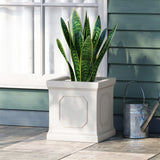 13.75" square outdoor planter