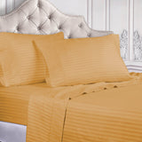 Egyptian Cotton 300 Thread Count Striped Deep Pocket Sheet Set - Egyptian Cotton Sheet Set by Superior Brand