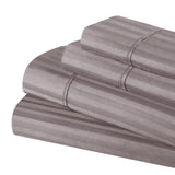 Egyptian Cotton 300 Thread Count Striped Deep Pocket Sheet Set - Egyptian Cotton Sheet Set by Superior Brand