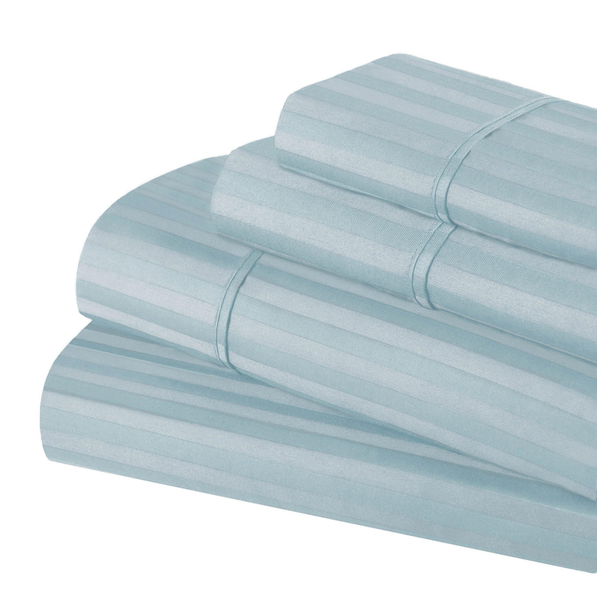 Egyptian Cotton 300 Thread Count Striped Deep Pocket Sheet Set - Egyptian Cotton Sheet Set by Superior Brand