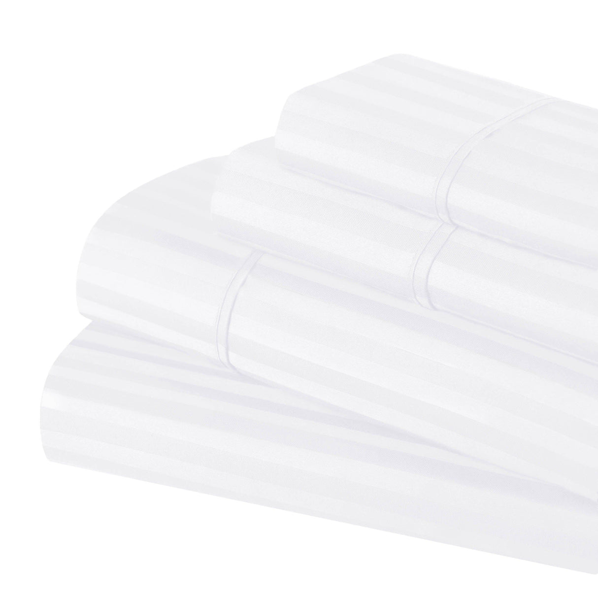 Egyptian Cotton 300 Thread Count Striped Deep Pocket Sheet Set - Egyptian Cotton Sheet Set by Superior Brand