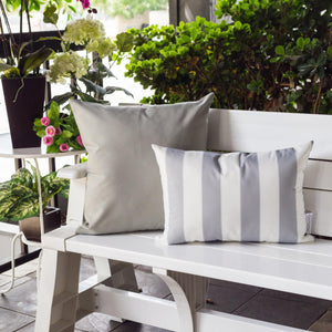 Horizon Stripe Pillow 14" x 20" - Outdoor & Indoor Set of 2