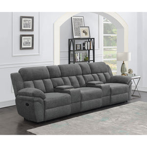 Divine - 5 Piece Power Reclining Home Theater Seating Set With Memory Foam Cushions And Storage Consoles