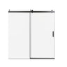 Frameless Sliding Shower Door With Soft- Close, 3 / 8" Tempered Glass