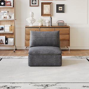 1 Middle Seat Sofa - Dark Fabric