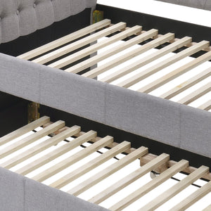 Justice Twin Daybed With Trundle - Smoke Gray