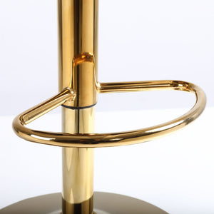 Unique Design Bar Chair, 360 Degree Rotation, Adjustable Height, Suitable For Dining Room And Bar