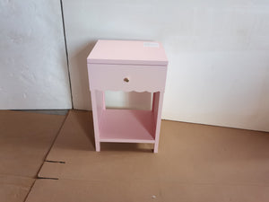 Modern Nightstand with Drawer and Open Shelf