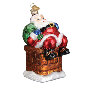Chimney Stop Santa Christmas Ornament