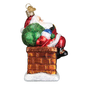 Chimney Stop Santa Christmas Ornament
