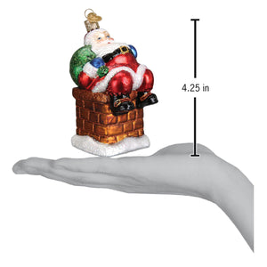 Chimney Stop Santa Christmas Ornament
