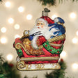 Santa-In-Sleigh-Ornament-Christmas-Ornaments