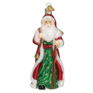 Father Christmas With Bells Christmas Ornament