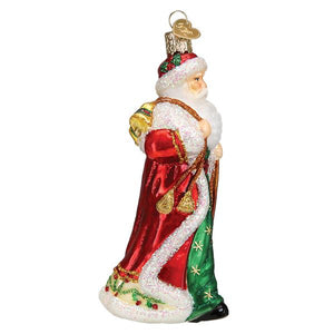 Father Christmas With Bells Christmas Ornament