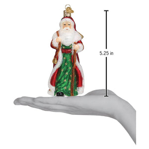 Father Christmas With Bells Christmas Ornament