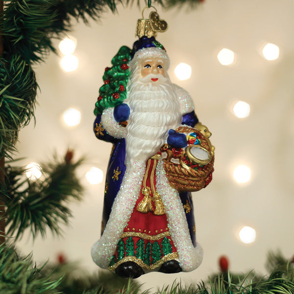 Regal Father Christmas Ornament 5.5 Inch