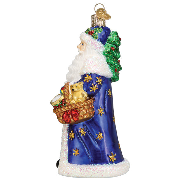 Regal Father Christmas Ornament 5.5 Inch