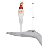 Jingle Bell Santa Icicle Ornament