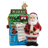 Santa's AI Bot Ornament 4.5 x 4 x 2.5 Inches