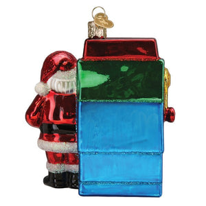 Santa's AI Bot Ornament 4.5 x 4 x 2.5 Inches