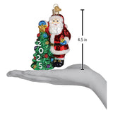 2025 Santa With Tree Ornament