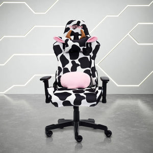 TS85 COW Print LUXX Series Gaming Chair32
