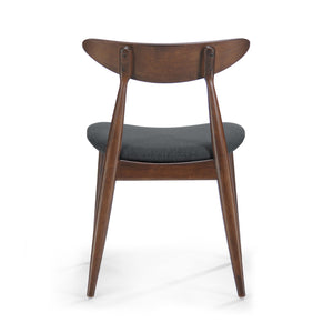 Retro Dining Chairs With Ergonomic Back (Set of 2)