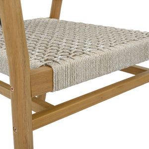 Outdoor Accent Chair Set for 2 Persons