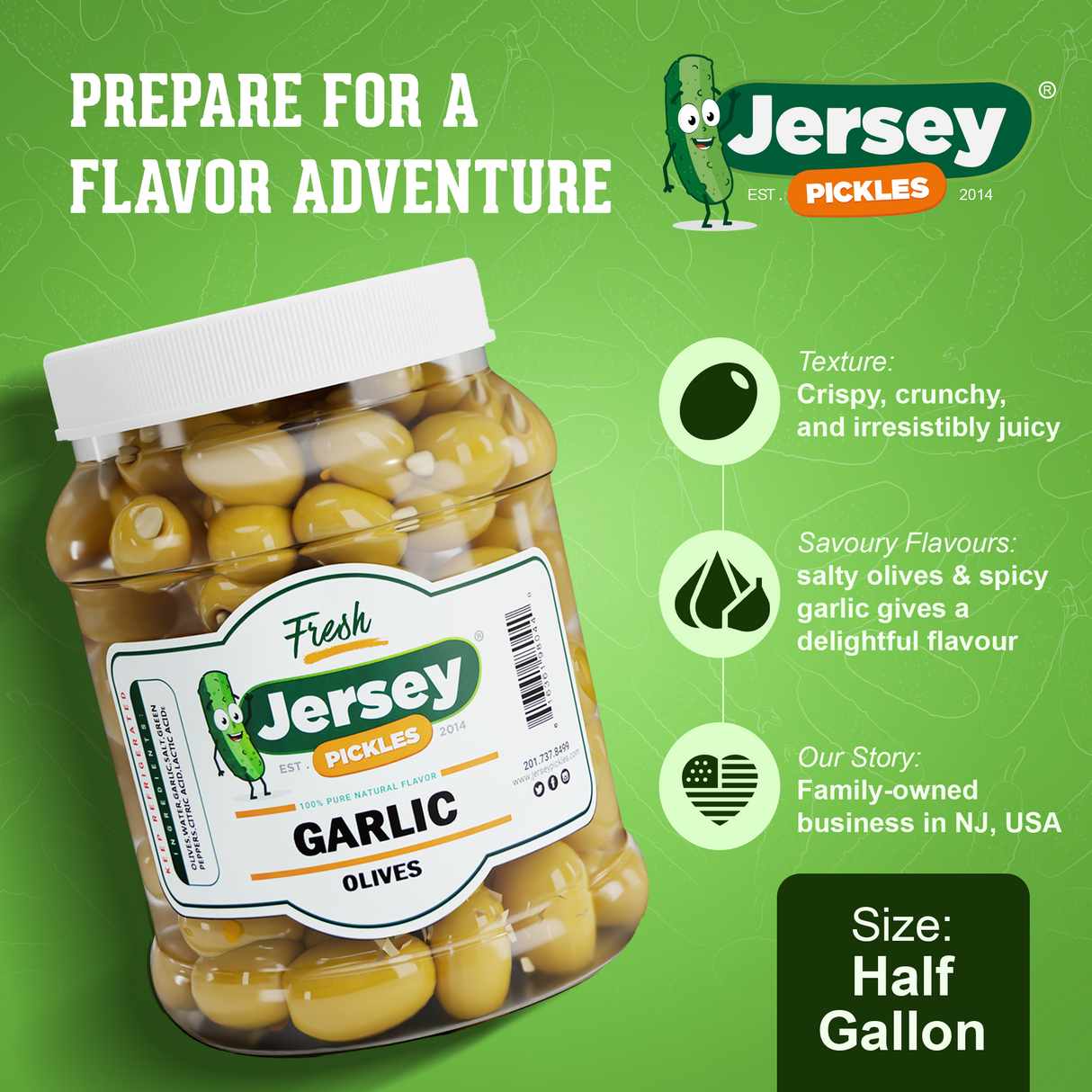Garlic Stuffed Olives