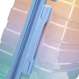 14'/20' 2-Piece PC Spinner Wheel Luggage Set in Gradient Blue and Yellow