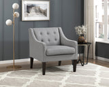 Contemporary Button Tufted Accent Chair