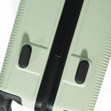 7-Piece ABS Lightweight & Durable Luggage Set in Green