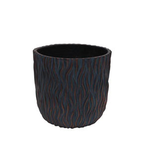 Large Round Planters Set of 2 with Drainage Holes - Magnesium Oxide