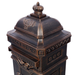 Mailboxs Residential Large-Capacity Letter Box, Rainproof Postbox Statue